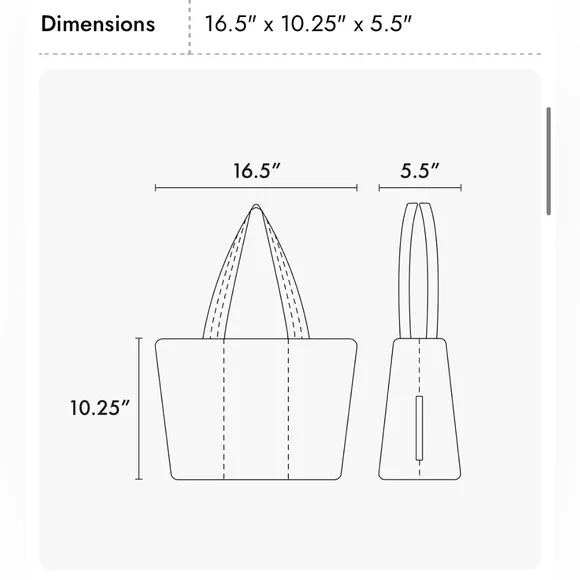 NWT Calpak Luka Mini Tote Matte Black - Picture 5 of 5